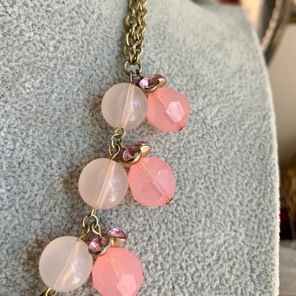 Robert Rose~ Pink & Opaque Beaded Necklace - Picture 8 of 9